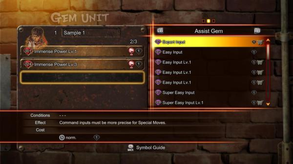 Street Fighter X Tekken: Street Fighter/Tekken Shared Assist Gem Pack 1