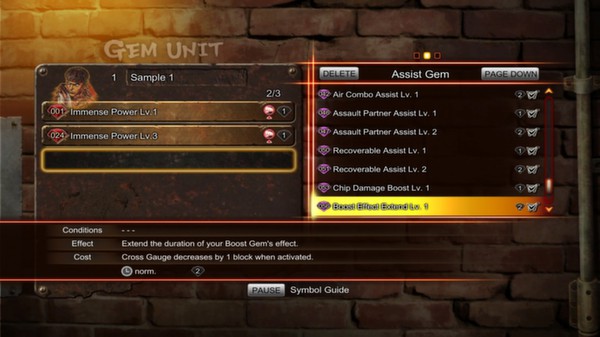 скриншот Street Fighter X Tekken: Gems Assist 3 1