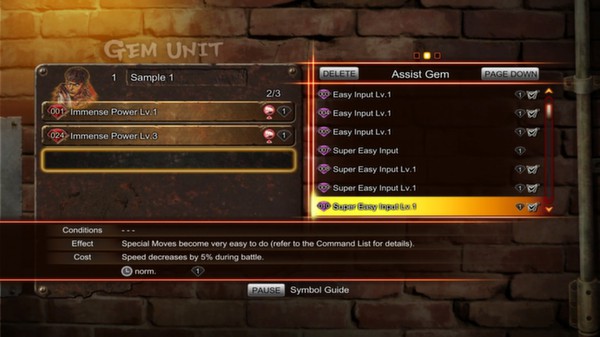 скриншот Street Fighter X Tekken: Gems Assist 3 0