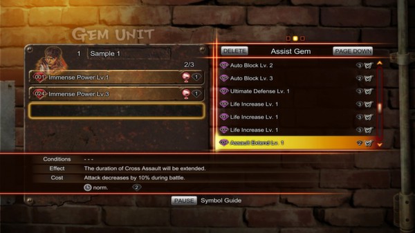 Street Fighter X Tekken: Gems Assist 5 