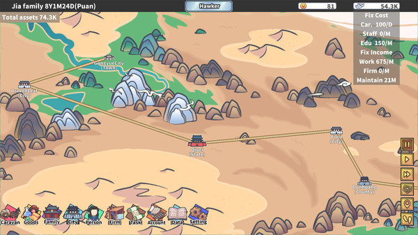 East Trade Tycoon game for Linux 1