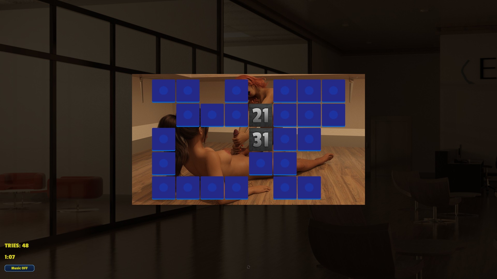 Memory Puzzle - Futanari Boss #3