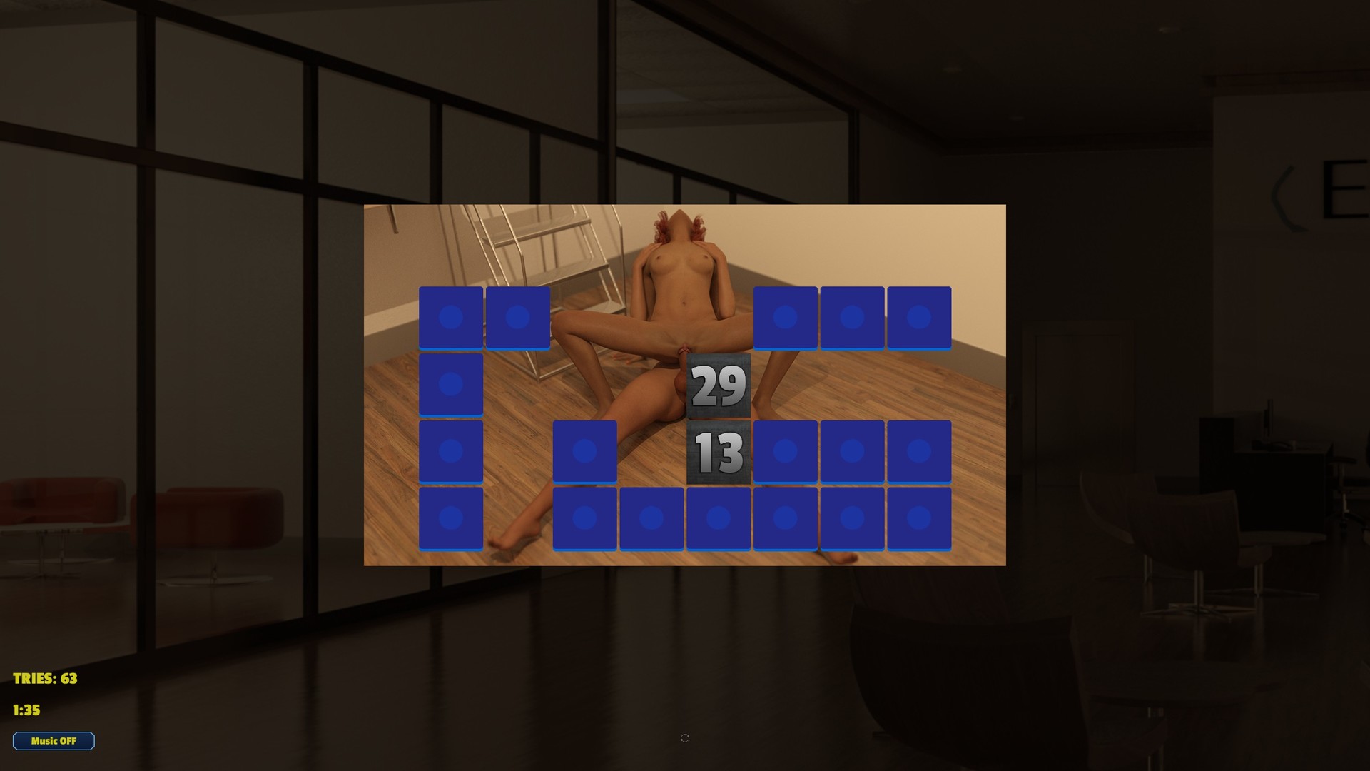 Memory Puzzle - Futanari Boss #4