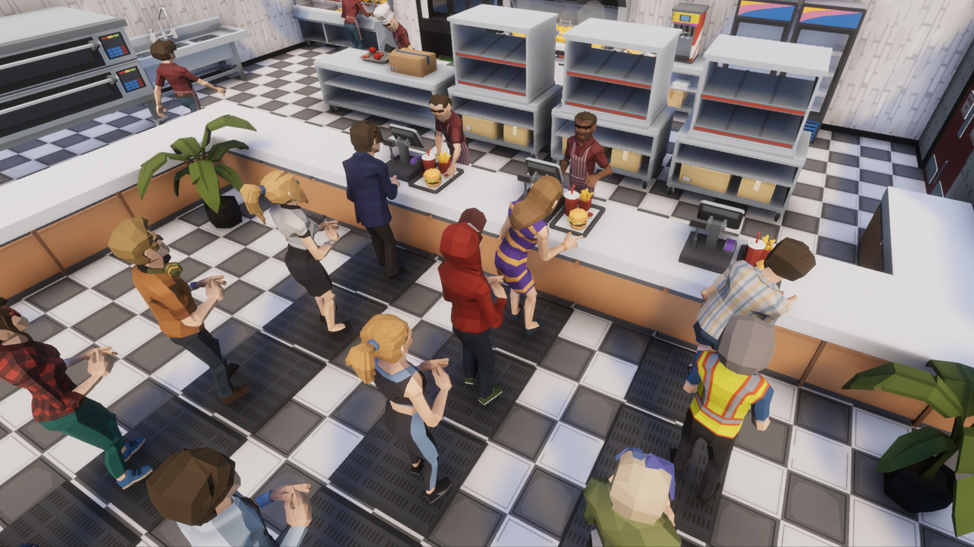 Mega fast food a fast food simulator game on steam