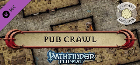 Fantasy Grounds - Pathfinder RPG - Pathfinder Flip-Mat - Classic Pub Crawl