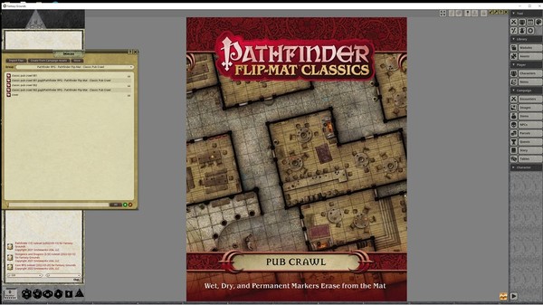 Fantasy Grounds - Pathfinder RPG - Pathfinder Flip-Mat - Classic Pub Crawl