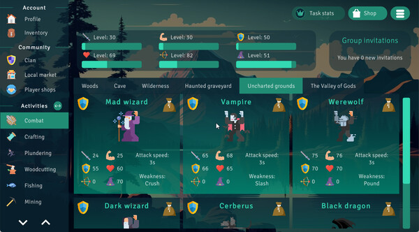 Скриншот из Idle Clans