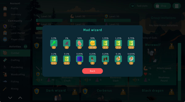 Скриншот из Idle Clans