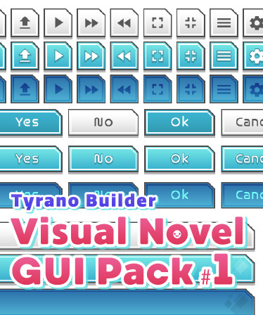 Tyrano Builder - Visual Novel GUI Pack #1  [kopanda UI]