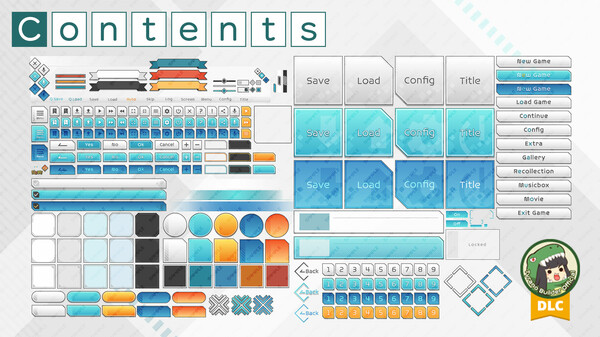 Tyrano Builder - Visual Novel GUI Pack #1  [kopanda UI]
