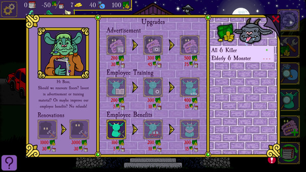 Скриншот из Spooky Mansion Manager