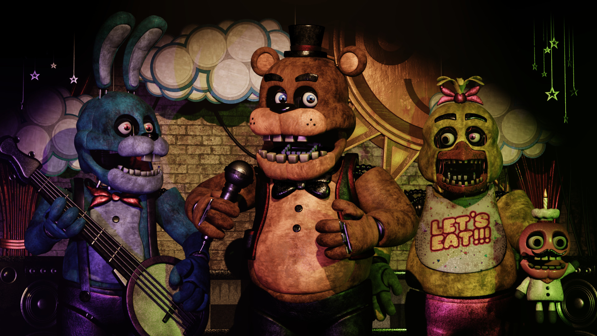 Don't yall think the FNAF Plus animatronics look too overtly scary