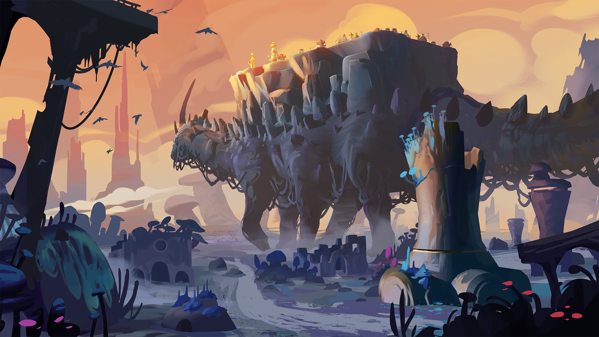 The Wandering Village Artbook, Wallpapers and Goodies Pack on Steam