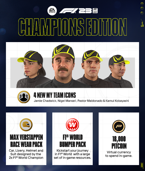  F1 23 Champions Edition - Steam PC [Online Game Code] :  Everything Else