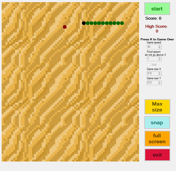 Classic Snake screenshot 1