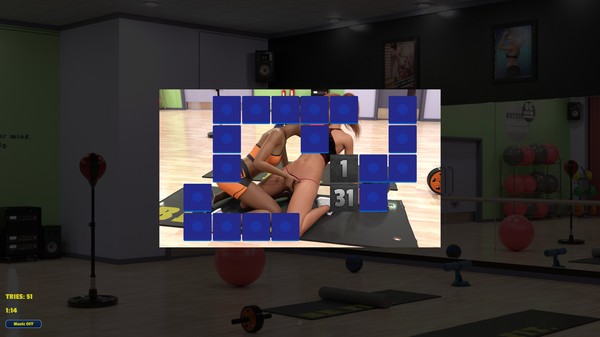 Memory Puzzle - Futanari Gym game for Linux 1