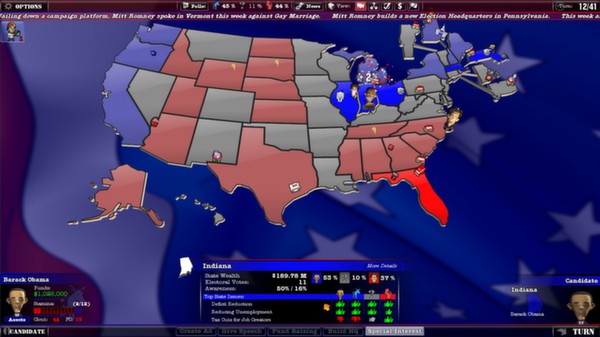 скриншот The Political Machine 2012 3