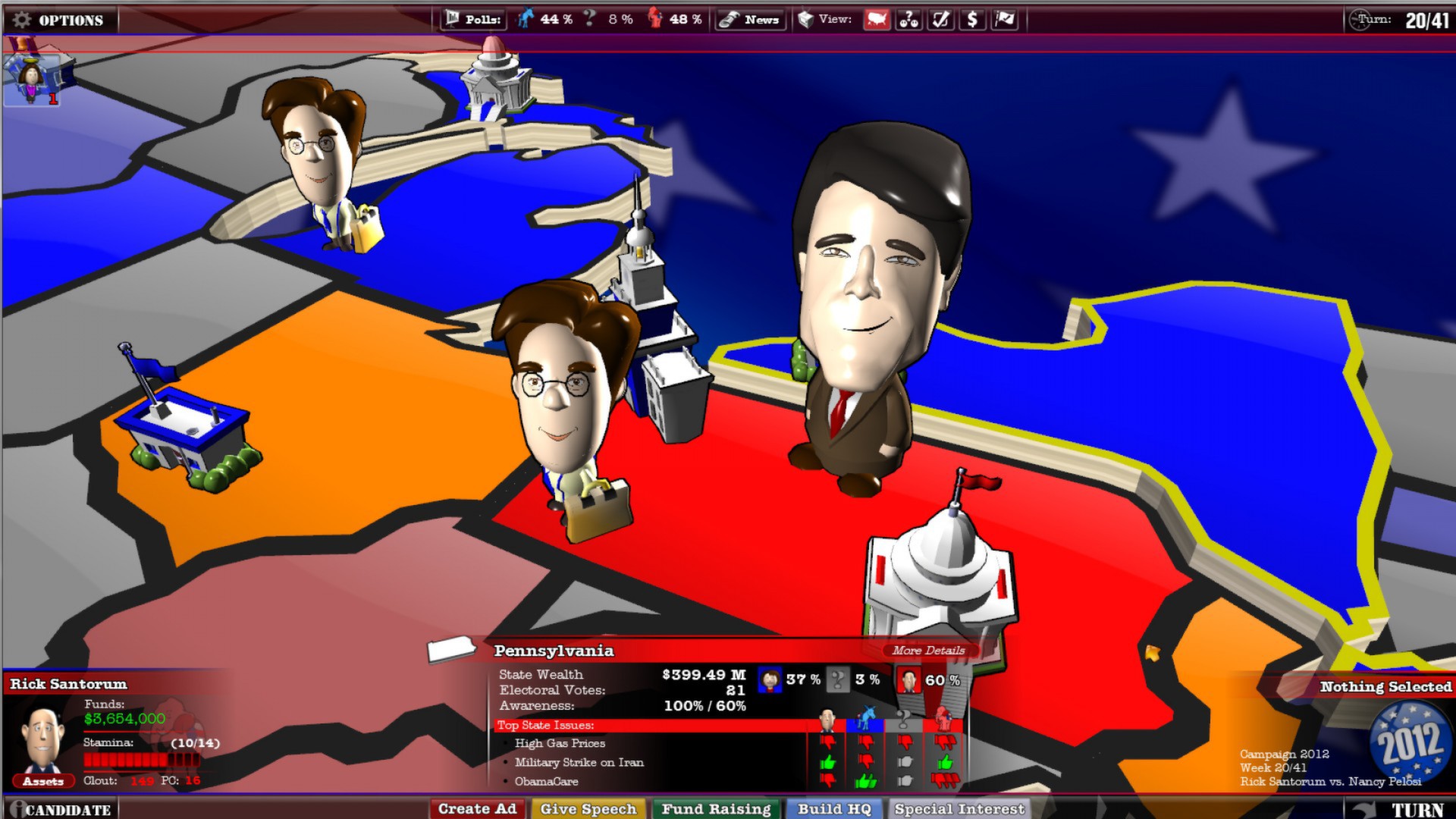 The Political Machine screenshot 2