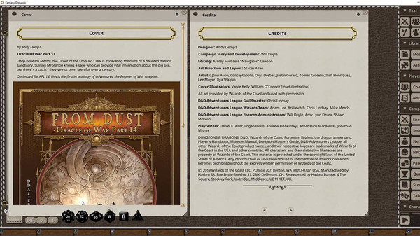 Fantasy Grounds - D&D Adventurers League EB-14 From Dust