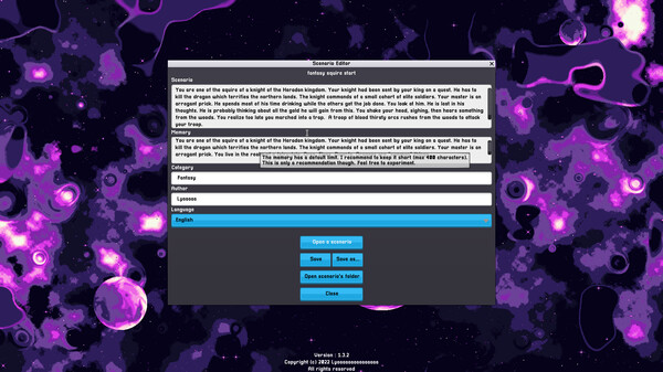 Скриншот из AIdventure