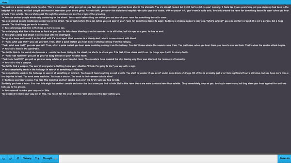 Скриншот из AIdventure