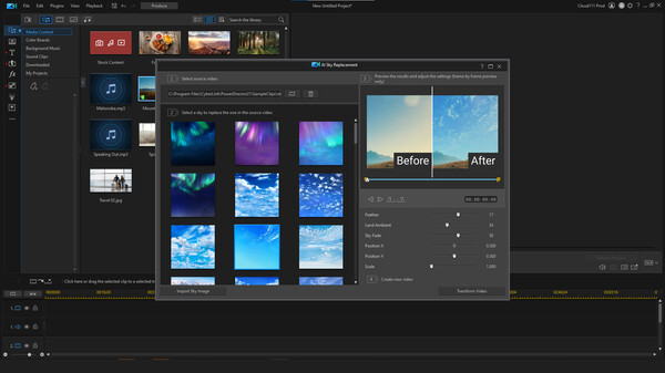 Скриншот из CyberLink PowerDirector 21 Ultimate