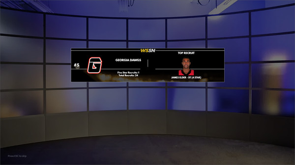 Скриншот из Draft Day Sports: College Football 2023