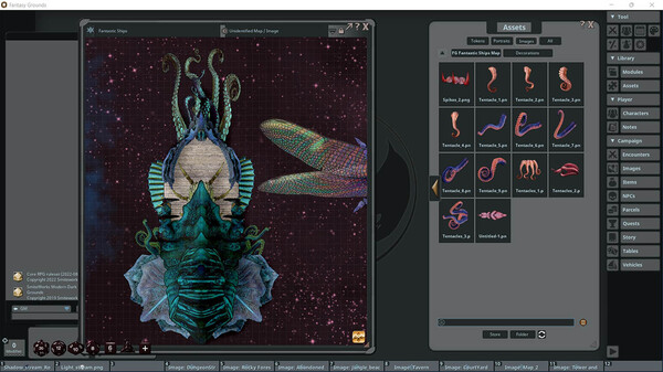 Fantasy Grounds - FG Fantastic Ships Map Pack