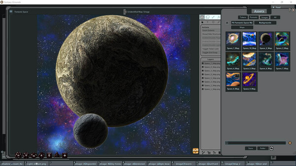 Fantasy Grounds - FG Fantastic Space Map Pack