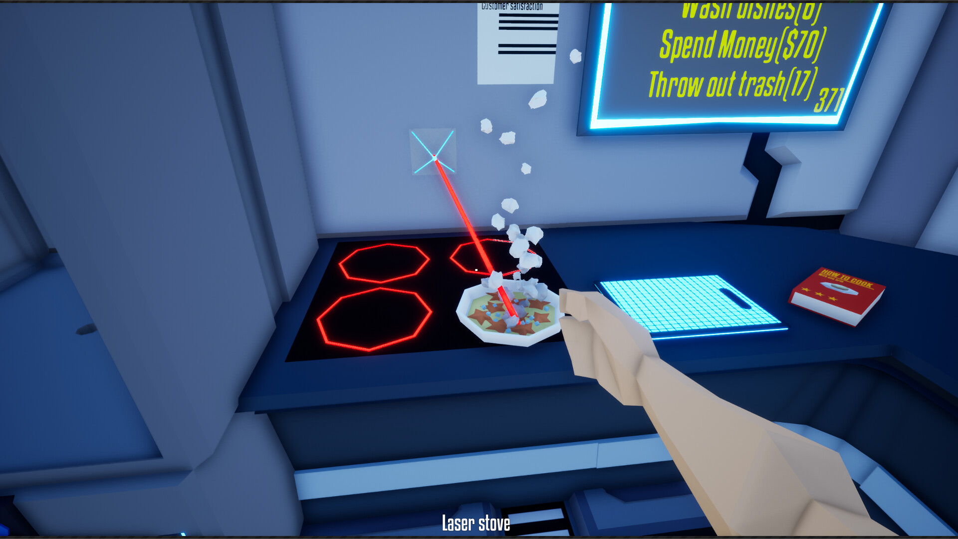 One-armed cook on Steam