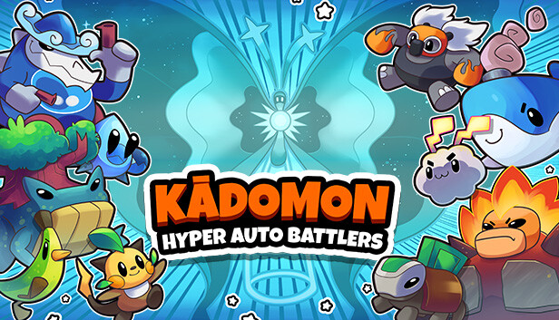 Capsule image of "Kādomon: Hyper Auto Battlers" which used RoboStreamer for Steam Broadcasting