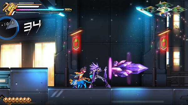 Azure Striker GUNVOLT 3 - EX Image Pulses: Stratos and Ghauri Azure Striker GUNVOLT 3 - EX Image Pulses: Stratos and Ghauri