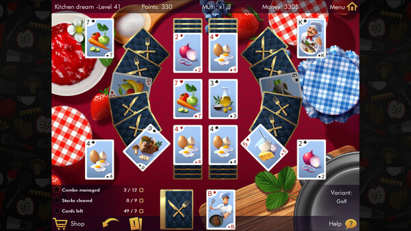 Скриншот из Delicious Solitaire