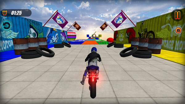 Скриншот из Stunts Contest Super Bike