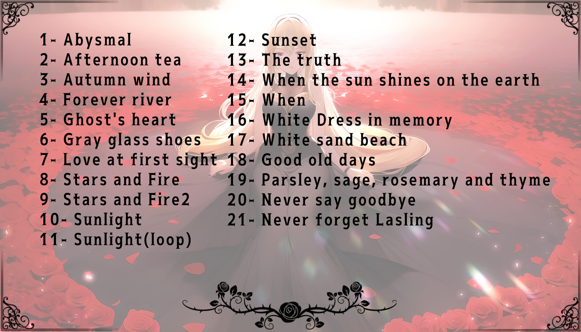 Ghost Girl Lasling Soundtrack - Rose & Death #2