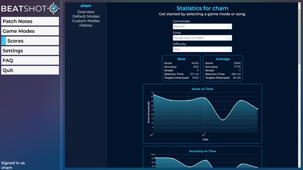 BeatShotfor windows and Linux 1