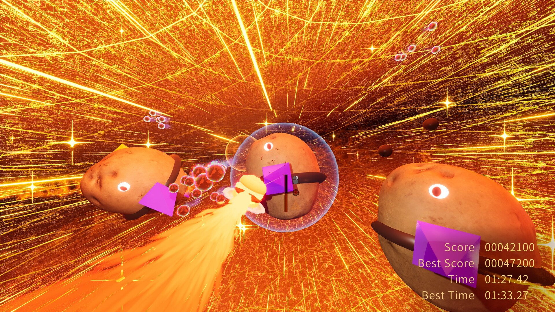 BURGER IMPACT: SOLAR STRIKE screenshot 1