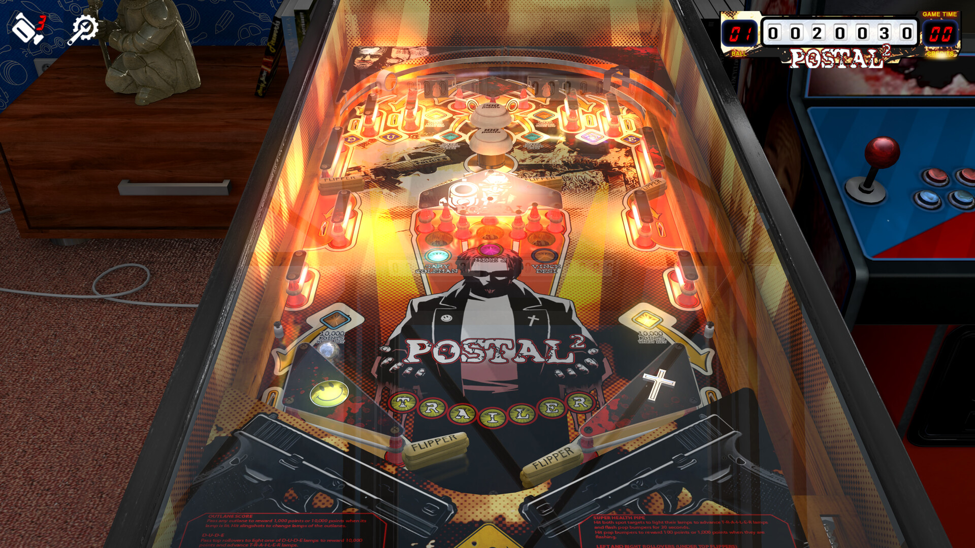 Zaccaria Pinball - POSTAL 2 Table Pack #2