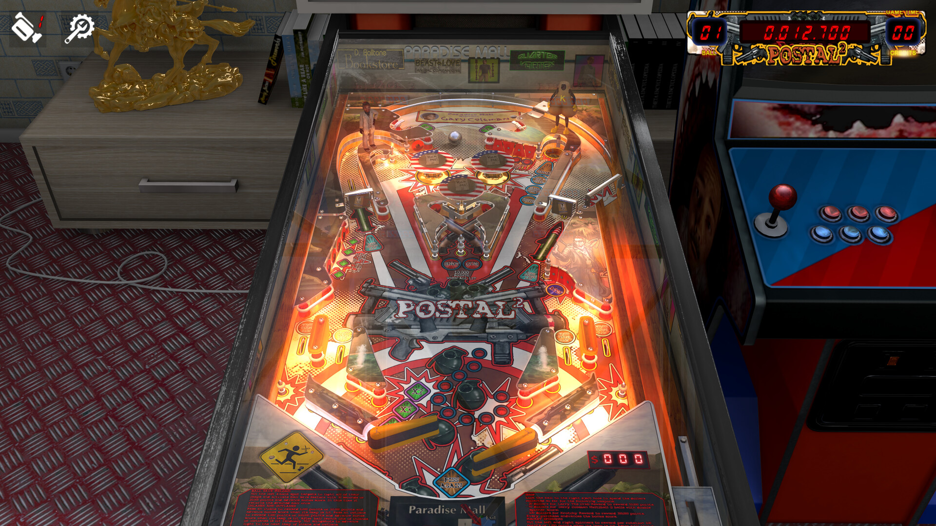 Zaccaria Pinball - POSTAL 2 Table Pack #7