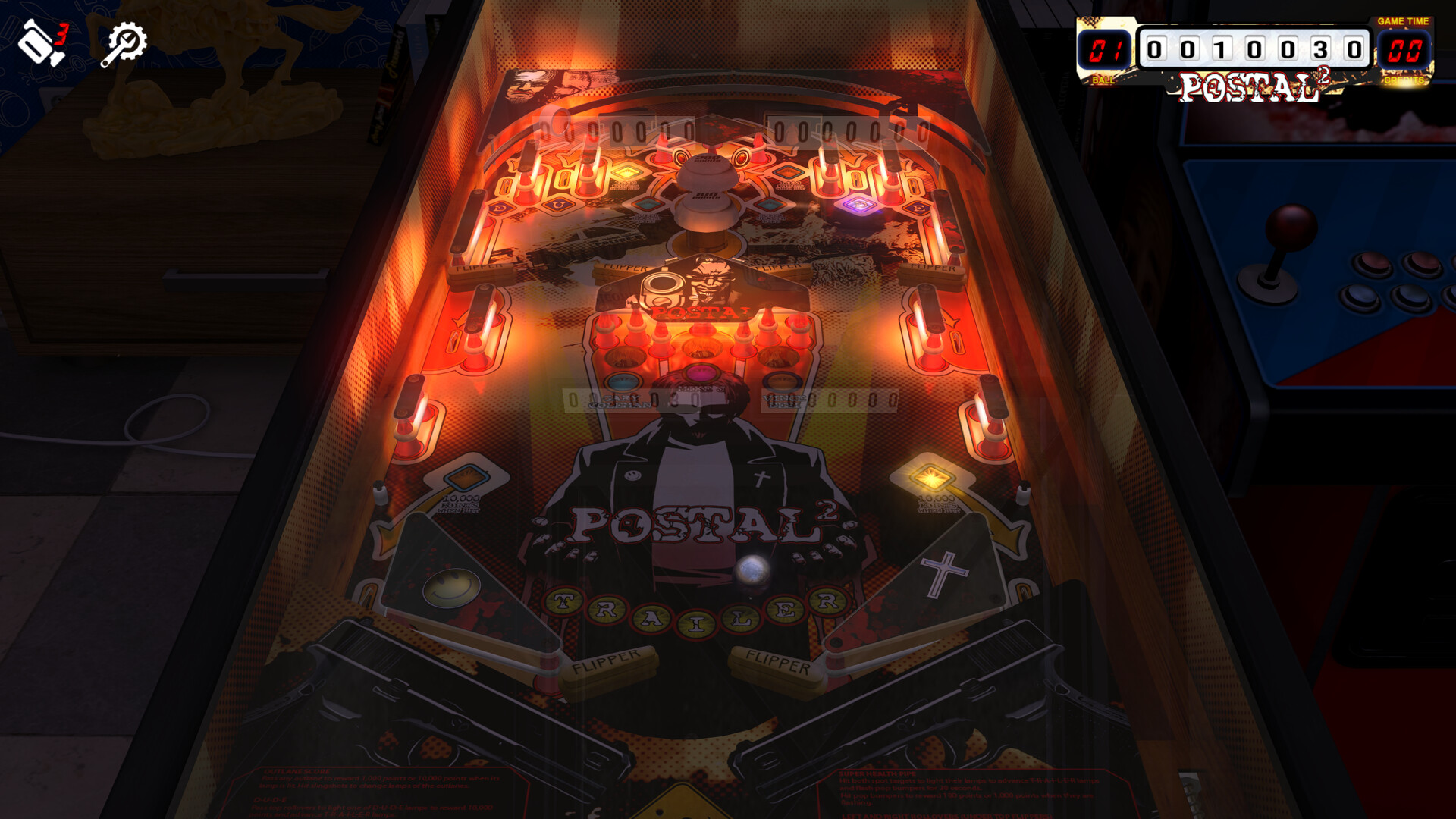Zaccaria Pinball - POSTAL 2 Table Pack #4