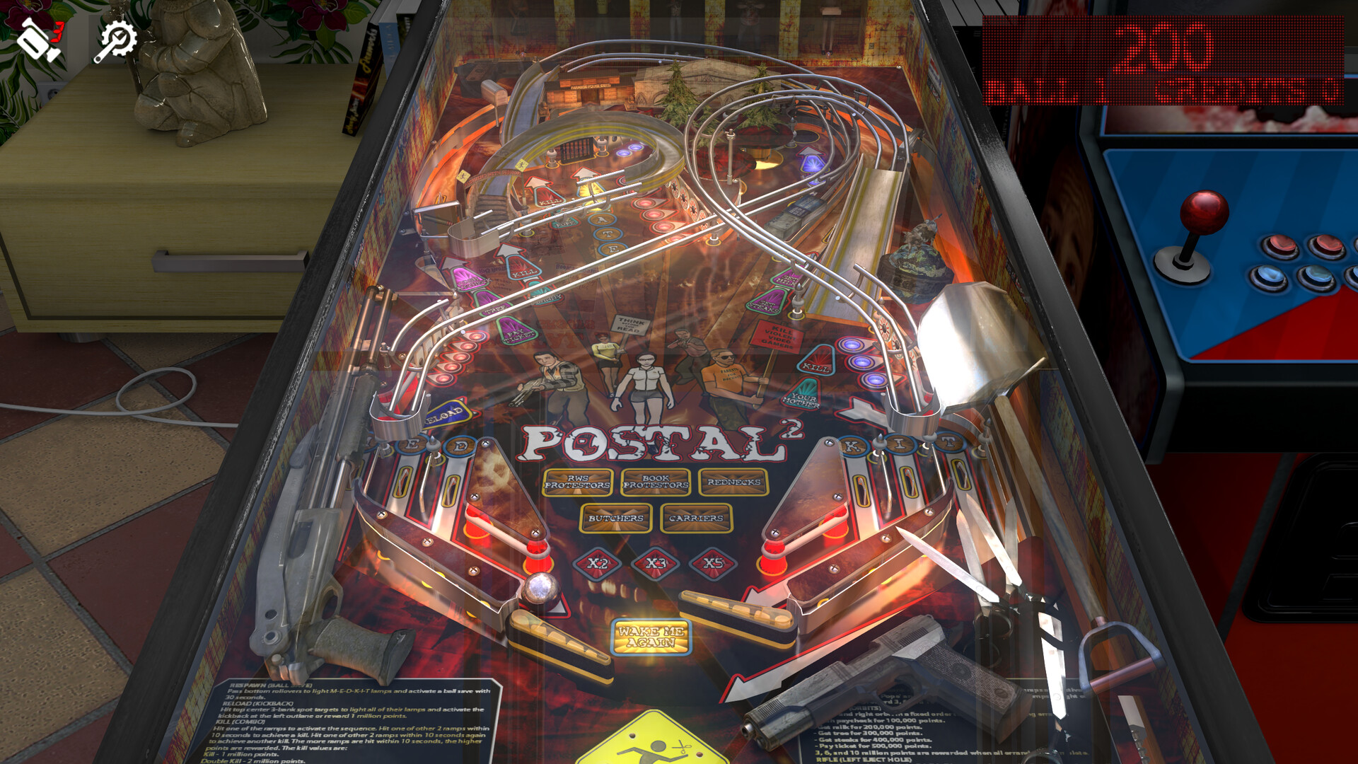 Zaccaria Pinball - POSTAL 2 Table Pack #12