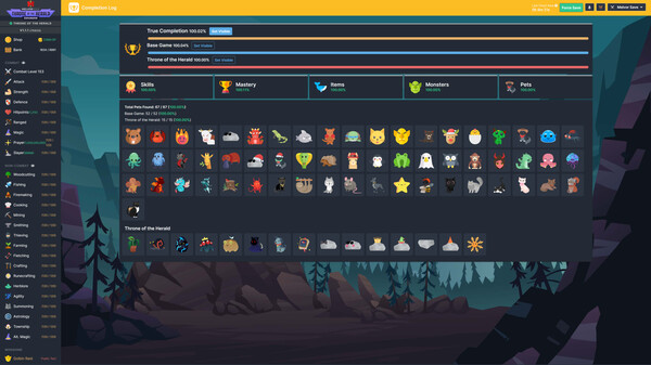 Скриншот из Melvor Idle: NOT USED