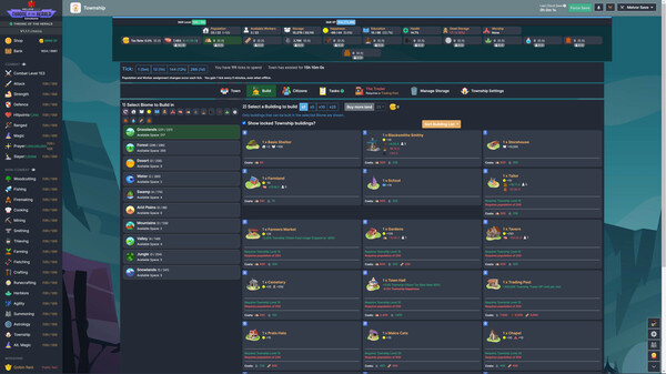 Скриншот из Melvor Idle: NOT USED