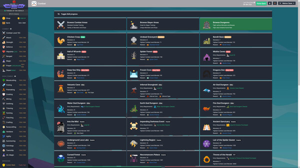 Скриншот из Melvor Idle: NOT USED