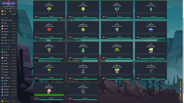 Скриншот из Melvor Idle: NOT USED