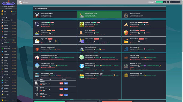 Скриншот из Melvor Idle: NOT USED