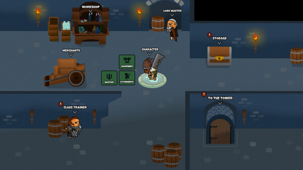 Tower Walker: MMO Grind Simulator game for Linux 1