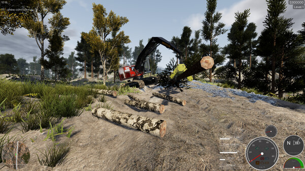 Lumberjack Simulator - Tracked harvester