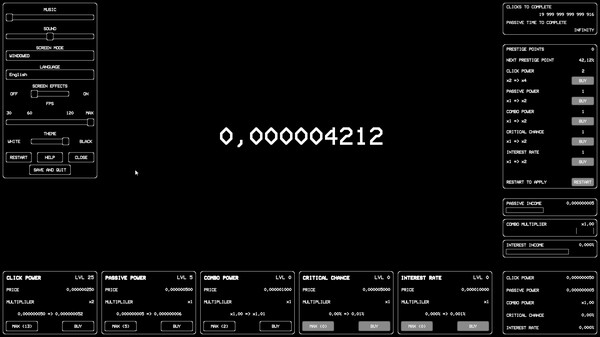 Скриншот из The Billion Clicker