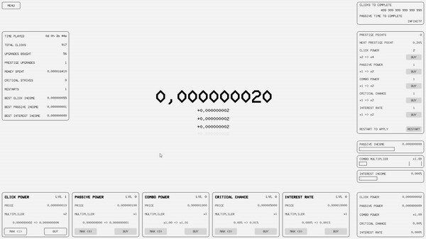 Скриншот из The Billion Clicker